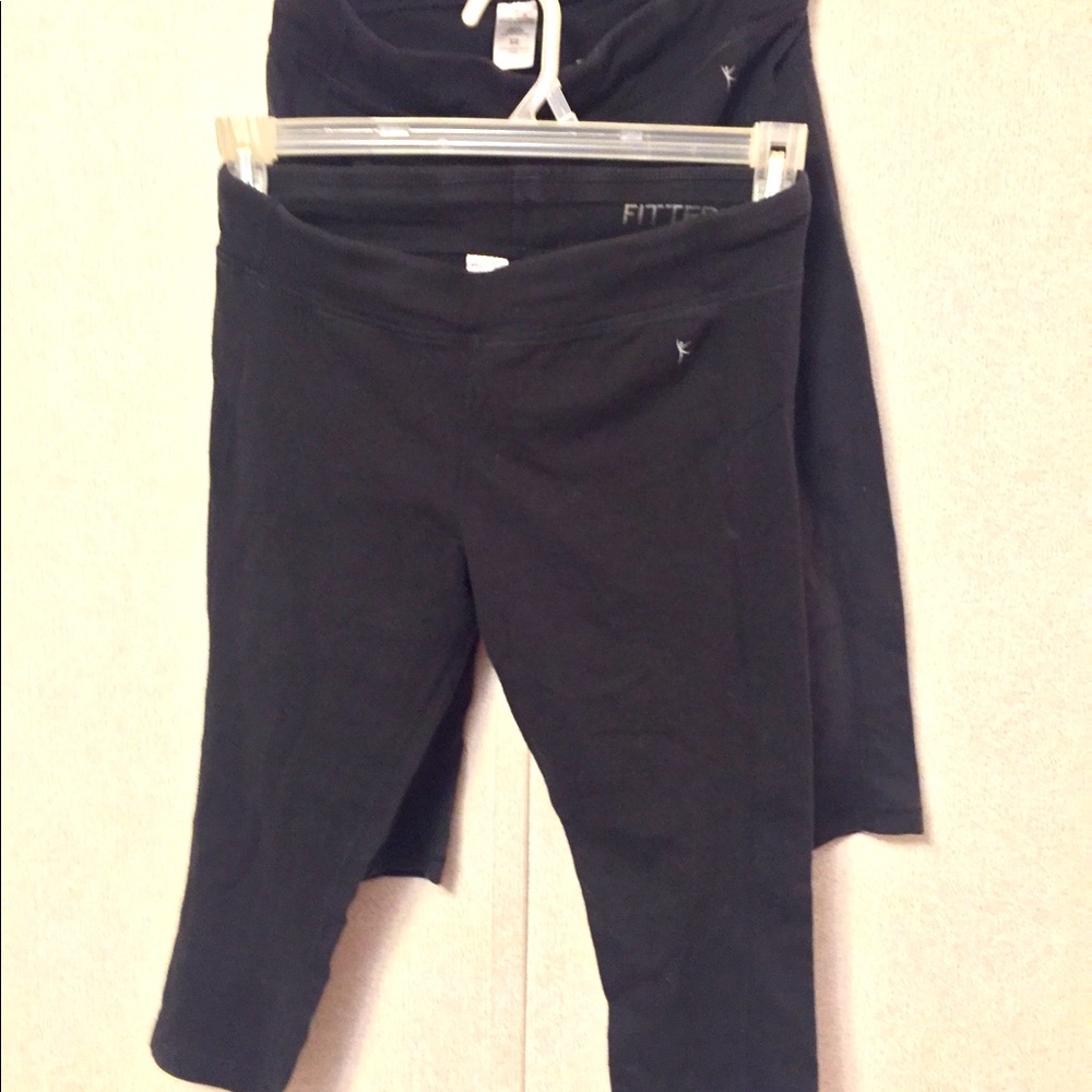 Two Black Yoga Pants